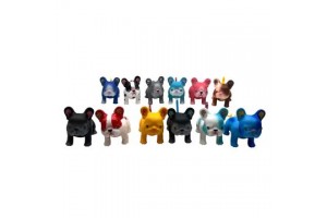 Kibo interaktív francia bulldog - LED nyakörv, több változat