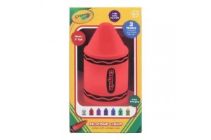 Crayola színváltós szilikon lámpa – zsírkréta formájú