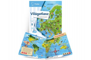 Tolki interaktív könyv - Világatlasz borító