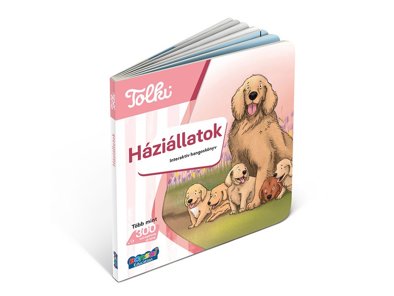 Tolki interaktív könyv - Háziállatok borító