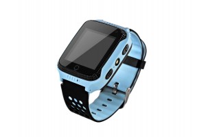 KidSafe Junior kék gyerek okosóra - elölnézet