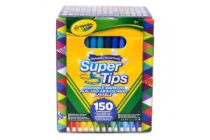 Crayola Supertips Giga 150 mosható filctoll készlet
