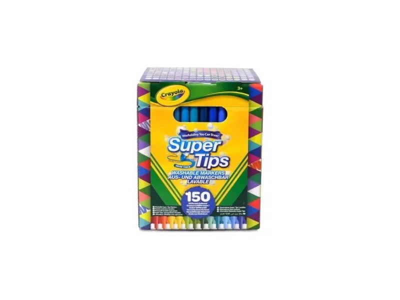 Crayola Supertips Giga 150 mosható filctoll készlet