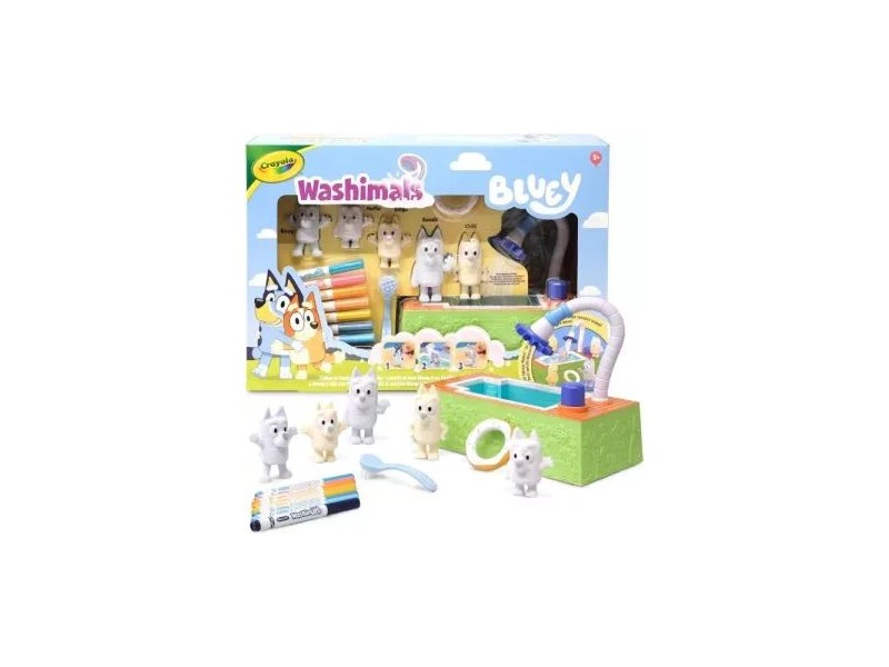 Crayola Washimals Bluey medencés játékszett - termékkép
