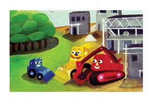 Kismarkoló diafilm - illusztráció Mezei Ildikó