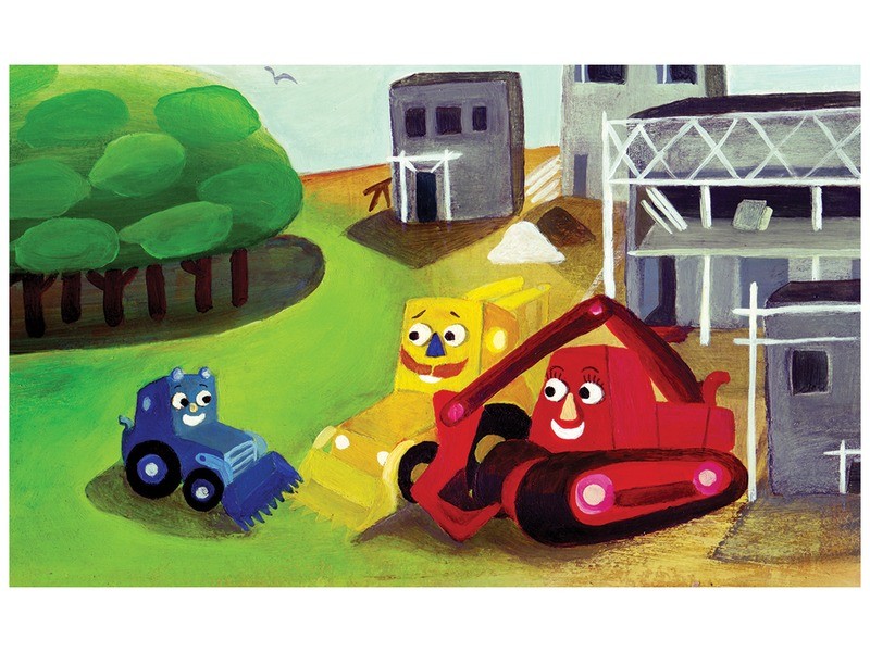 Kismarkoló diafilm - illusztráció Mezei Ildikó