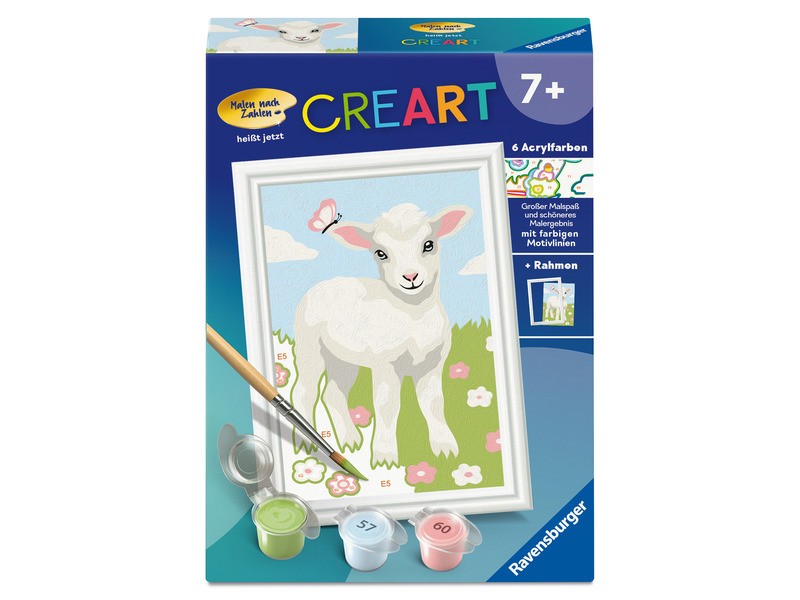 Festés számok szerint - Édes báránykák