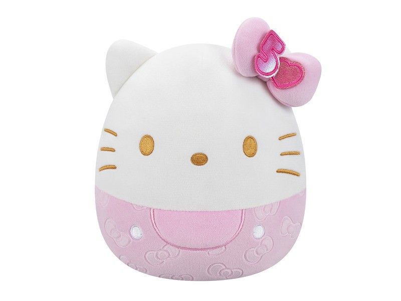 Squishmallows Hello Kitty plüss 20 cm - rózsaszín