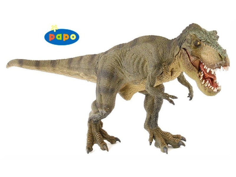 Papo zöld Tyrannosaurus Rex dínó figura (55027)