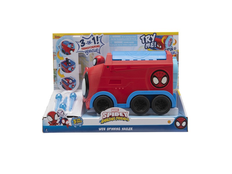 Spidey Pókember átalakuló jármű minifigurákkal és kilövővel