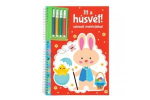 Itt a húsvét - matricás színező filctollakkal
