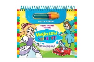 Varázsolj színeket! - Hamupipőke vízfestő könyv