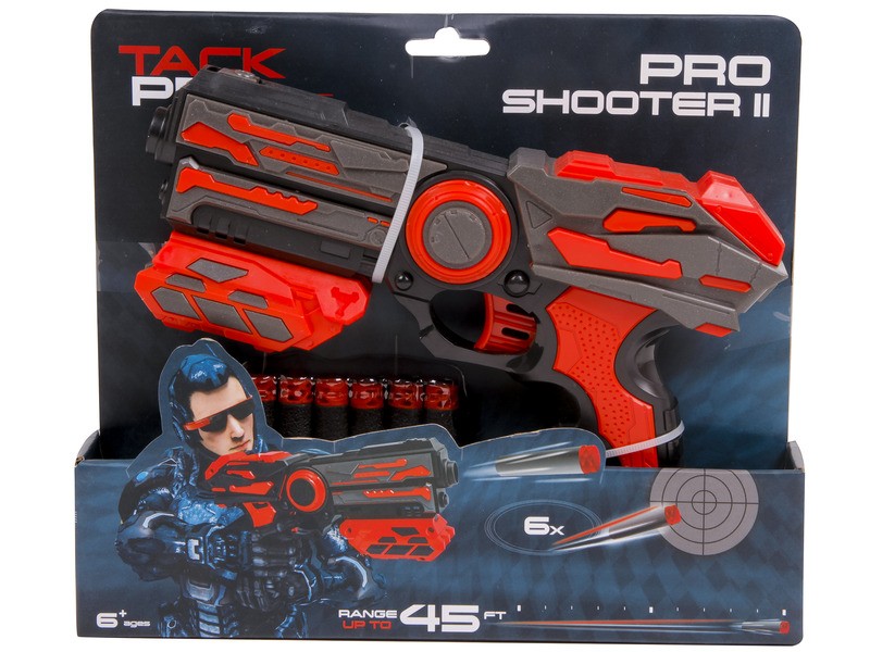 Tack Pro szivacslövő pisztoly (23 cm) - 6 db szivacslőszer