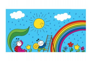 Bogyó és Babóca I. - A szivárvány diafilm borító