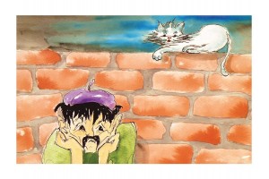 Csizmás kandúr diafilm borító, illusztráció: Kiss Ilona