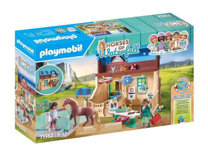 Playmobil Lovasterápia és Állatorvosi rendelő - játék