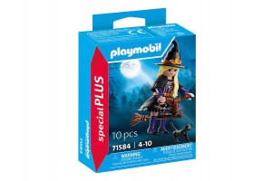 Playmobil 71584 – Boszorkány macskával seprűn