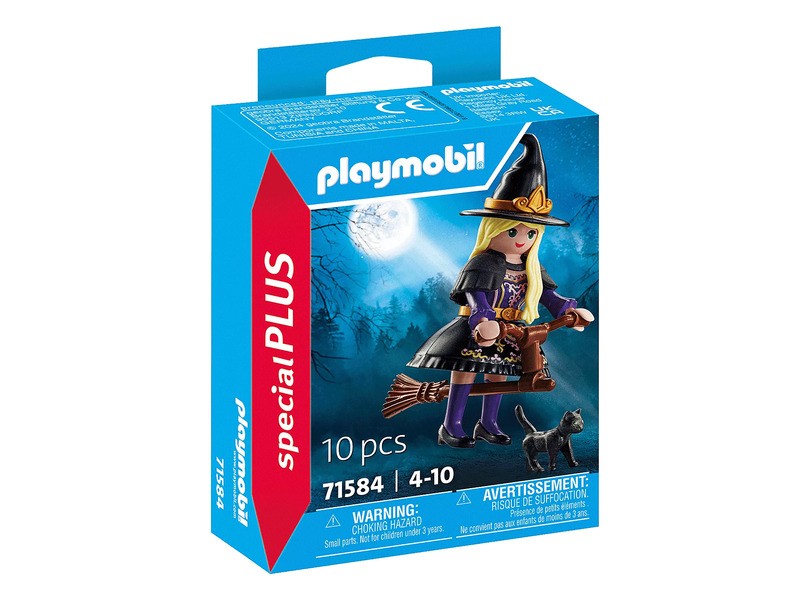 Playmobil 71584 – Boszorkány macskával seprűn