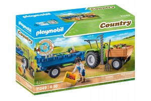 Playmobil traktor utánfutóval, 42 elem