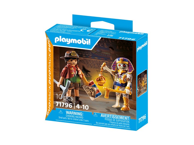 Playmobil: Kincsvadász és múmia figurák