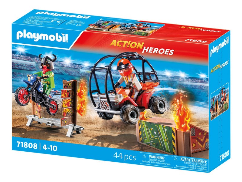 Playmobil Kaszkadőrök - motor és homokfutó
