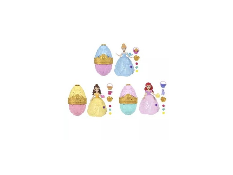 Disney hercegnők mini meglepetés tojás, figura és kiegészítők
