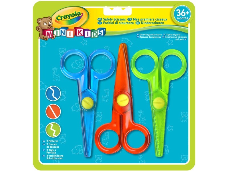 Crayola Mini Kids 3 db gyerekolló készlet