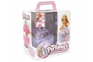 Perfumies parfümbaba kiegészítőkkel - színes, illatos