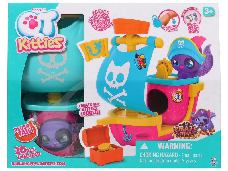 Cuki cicusok - kalózhajó játék készlet