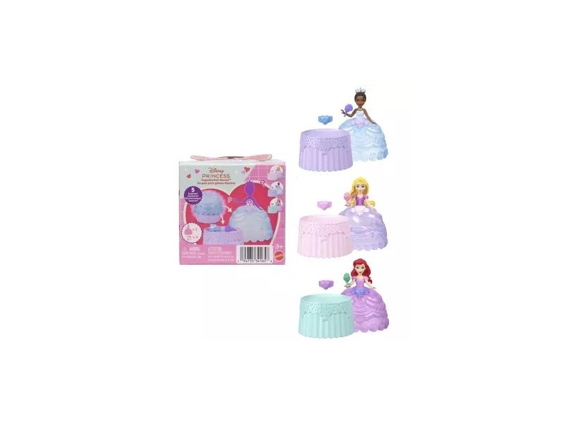 Disney hercegnők Valentin-napi mini cupcake baba