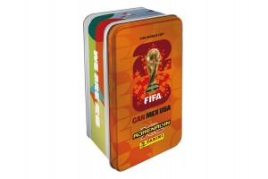 FIFA World Cup Adrenalyn XL nagy fémdoboz