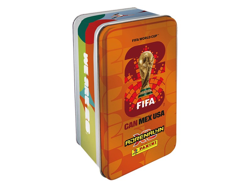 FIFA World Cup Adrenalyn XL nagy fémdoboz