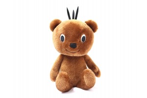 Boribon plüssmackó 26 cm - sötétbarna, extra puha