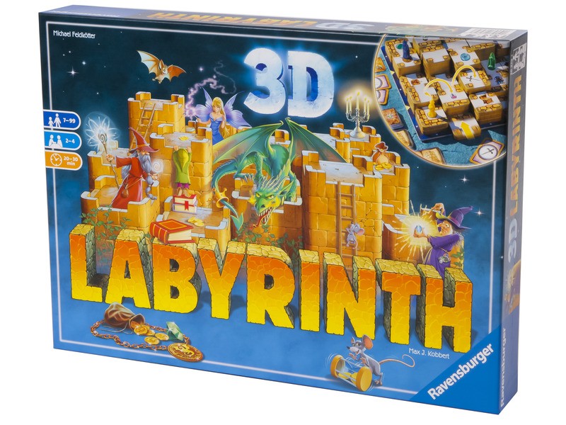 Ravensburger Labirintus 3D társasjáték doboz