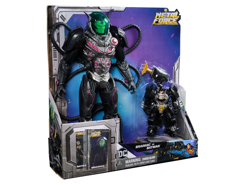DC Metal Force Brainiac 30 cm akciófigura