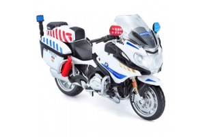 Bburago rendőrmotor 1:18 - kék-fehér
