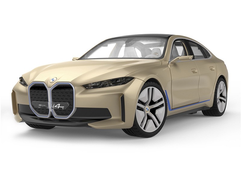 Távirányítós BMW i4 1:14 fröccsöntött karosszéria