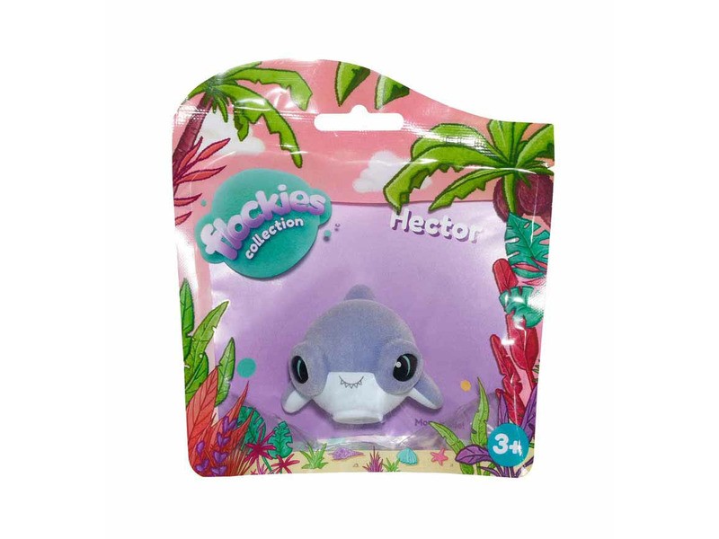 Flockies S2 Hector cápa figura – kalappal és kagylókkal