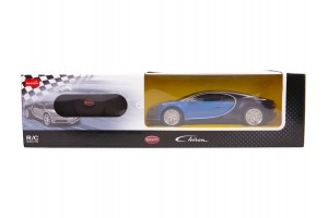 Bugatti Chiron távirányítós 1:24 - kék/fekete
