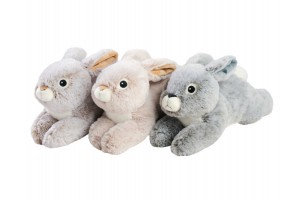 Fekvő plüss nyuszi 30 cm - többféle szín