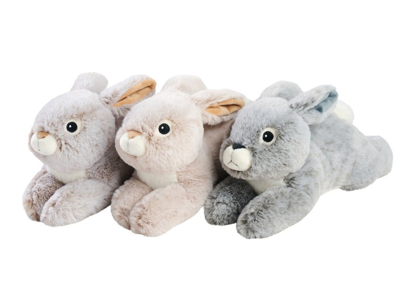 Fekvő plüss nyuszi 30 cm - többféle szín