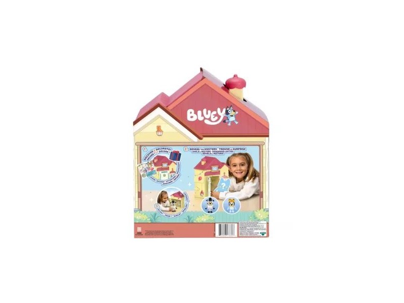 Bluey házikó meglepetés plüss figura