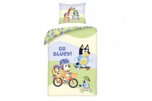 Bluey ágyneműhuzat 140x200 + 70x90, 100% pamut