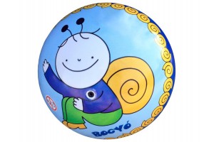 Bogyó és Babóca gumilabda 22 cm – katicabogár és csiga