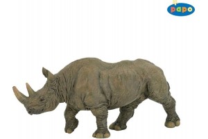 Papo 50066 keskenyszájú orrszarvú figura 15 cm