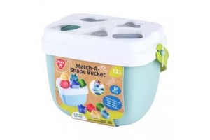 Playgo BIO vödrös formaválogató - 12 forma