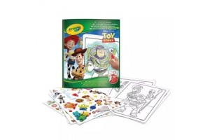 Crayola Toy Story 5 kifestő és matricafüzet borító