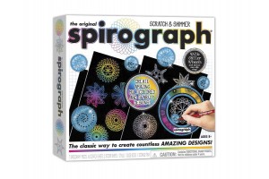 Spirográf Karc és Ragyogás készlet — színes képkarcok