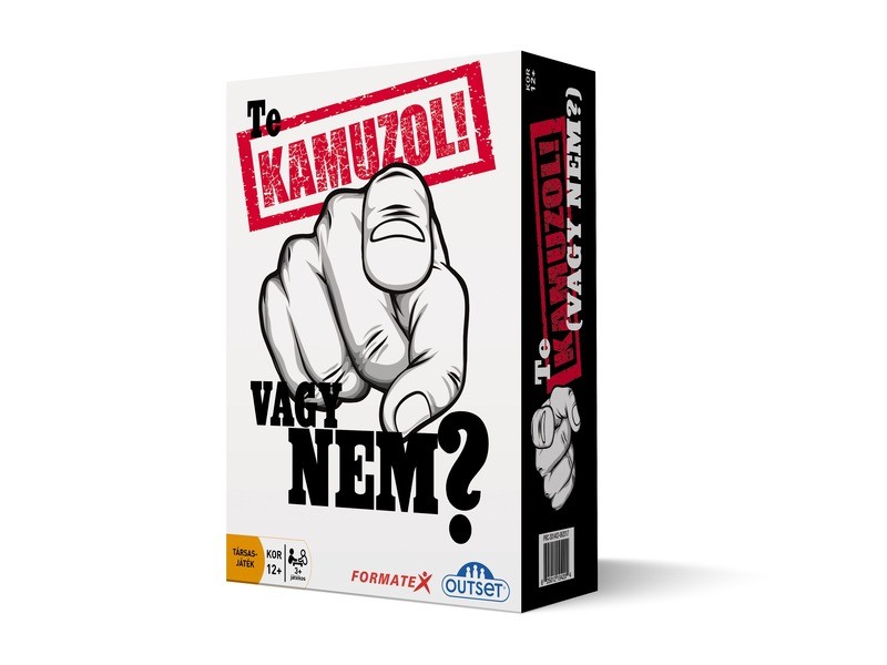 Te kamuzol vagy nem társasjáték – doboz és kártyák