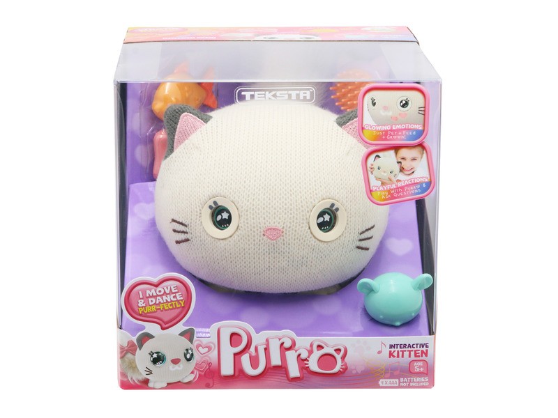 Purro interaktív macskajáték – mozgó cica